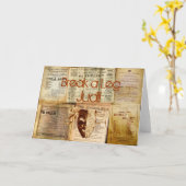 Das Playbills Karte (Gelbe Blume)