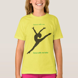 Das Playground-T-Shirt mit Tänzer in Chartreuse T-Shirt