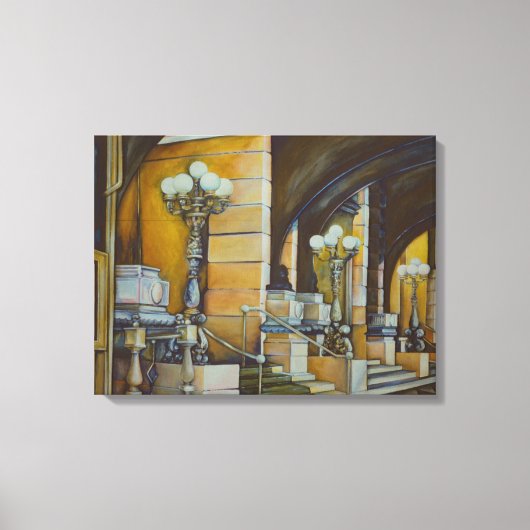 Das Plaza Hotel, New York City Leinwanddruck (Vorderseite)