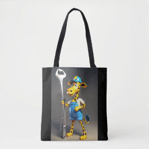 Das Plumbing-Giraffe-Funny-Animal-Design Tasche