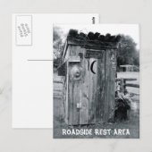 "Das Plumpsklo" Postkarte (Vorne/Hinten)