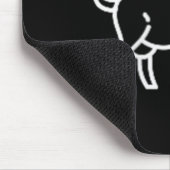 Das Pocket Patch Abzeichen Bekleidung Co. Ziege Ti Mousepad (Ecke)