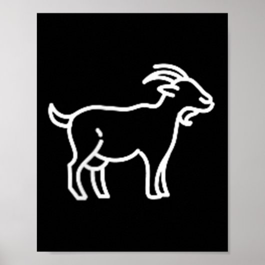 Das Pocket Patch Abzeichen Bekleidung Co. Ziege Ti Poster (Vorne)