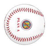 Das Podcast-Logo von Tommy Denos Baseball (Vorderseite Links)