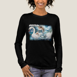 Das Poetische Schwan-Reiter-Shirt Tri-Blend Shirt