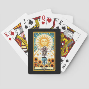Das Poker der Sun Skeleton Tarot Card Spielkarten