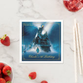 Das Polar Express Pajama Slumber-Party Serviette (Beispiel)