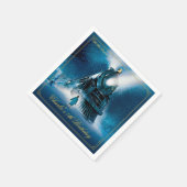 Das Polar Express Pajama Slumber-Party Serviette (Ecke)