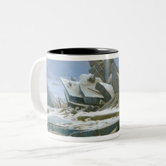 Das polare Meer, 1824 Zweifarbige Tasse (Vorderseite Links)