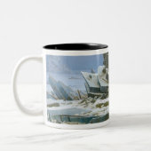 Das polare Meer, 1824 Zweifarbige Tasse (Links)