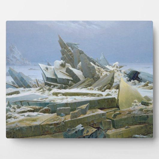 Das Polarmeer, 1824 Fotoplatte (Vorderseite)