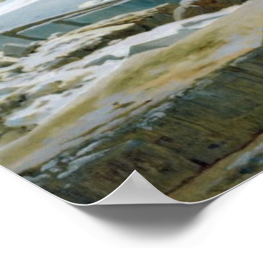 Das Polarmeer, 1824 Poster (Ecke)