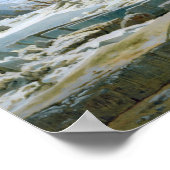 Das Polarmeer, 1824 Poster (Ecke)