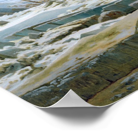 Das Polarmeer, 1824 Poster (Ecke)