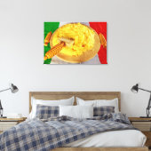 Das Polenta ist ein typisches Rezept für die Leinw Leinwanddruck (Insitu (Schlafzimmer))