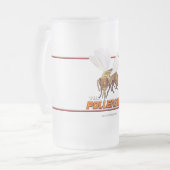 Das Pollenator… Mattglas Bierglas (Vorderseite Links)