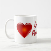 Das Poopchik des Kuchens u. Herz-ukrainische Tasse (Links)