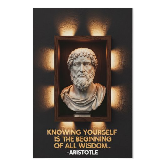 Das Portal der Weisheit Das Wesen Aristoteles Poster (Vorderseite)