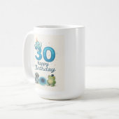 Das Portal-Party: 30. Geburtstag Tasse (Vorderseite Links)