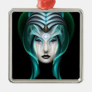 Das Portrait Cyiria ISO Black Ornament Aus Metall