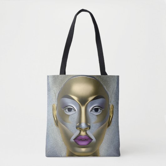 Das Portrait der chic African Femininity-Frau Tasche (Vorderseite)