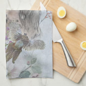 Das Portrait der englischen Setter Geschirrtuch (Viertel Falte)