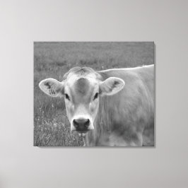 Das Portrait der Hübschen Jersey-Kuh Leinwanddruck