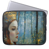 Das Portrait der Königin über das verlorene Herz Laptopschutzhülle (Vorderseite)