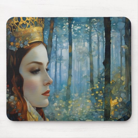 Das Portrait der Königin über das verlorene Herz Mousepad (Vorne)