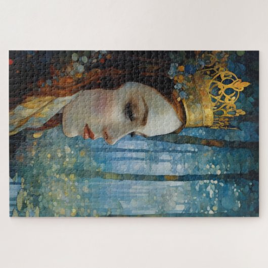 Das Portrait der Königin über das verlorene Herz Puzzle (Horizontal)