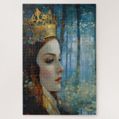 Das Portrait der Königin über das verlorene Herz Puzzle (Vertikal)