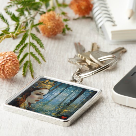 Das Portrait der Königin über das verlorene Herz Schlüsselanhänger (Seite)