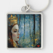Das Portrait der Königin über das verlorene Herz Schlüsselanhänger (Vorne)