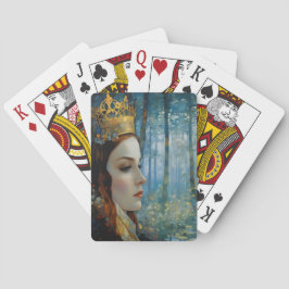 Das Portrait der Königin über das verlorene Herz Spielkarten