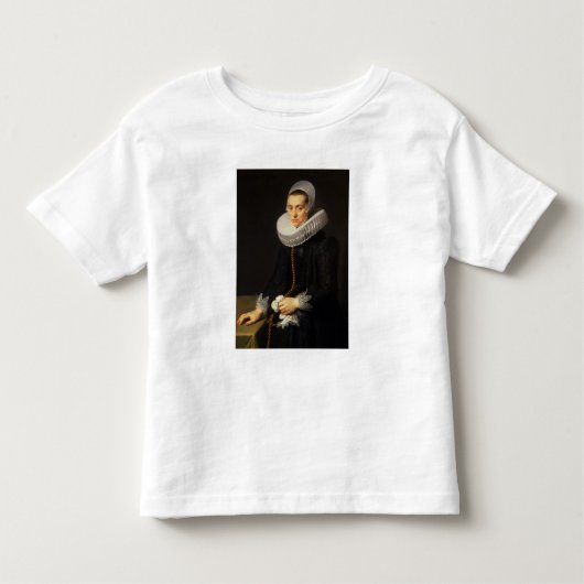 Das Portrait einer Lady in einem Schwarzen Kleid Kleinkind T-shirt (Vorderseite)
