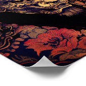 Das Portrait eines Mannes in einer Löwenmaske im S Poster (Ecke)