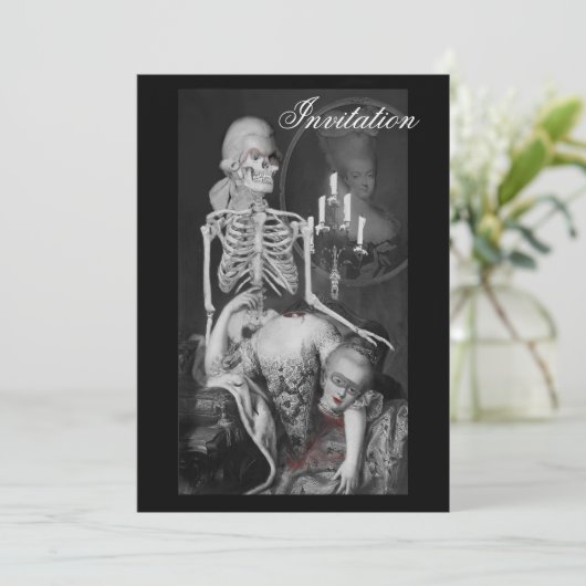 Das Portrait Einladung (Stehend Vorderseite)