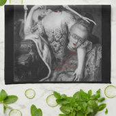 Das Portrait Geschirrtuch (Gefaltet)