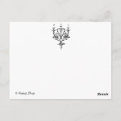 Das Portrait Postkarte (Rückseite)