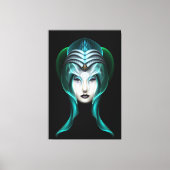 Das Portrait von Cyiria ISO Schwarze Canvas drucke (Vorderseite)