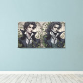 Das Portrait von Dorian Gray Gothic Fine Art Leinwanddruck (Insitu (Holzboden))