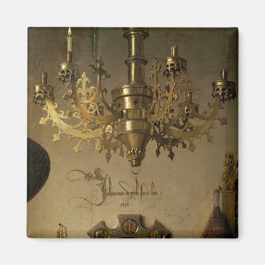 Das Portrait von Giovanni Arnolfini Magnet (Vorne)