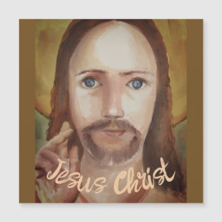 Das Portrait von Jesus Christus Magnetkarte