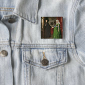 Das Porträt von Giovanni Arnolfini Button (Beispiel)