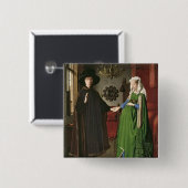 Das Porträt von Giovanni Arnolfini Button (Vorne & Hinten)