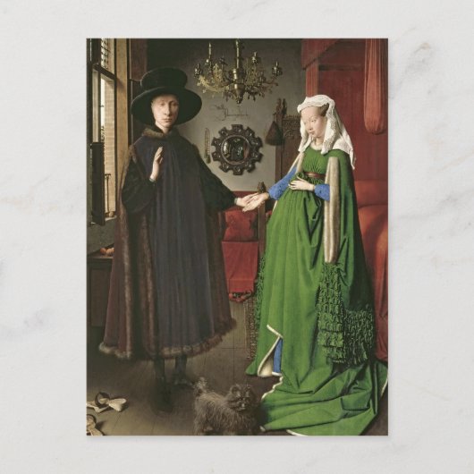 Das Porträt von Giovanni Arnolfini Postkarte (Vorderseite)