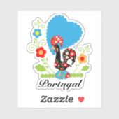 Das portugiesische Programm Aufkleber (Blatt)