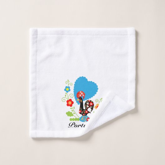 Das portugiesische Programm Badhandtuch Set (Waschlappen)