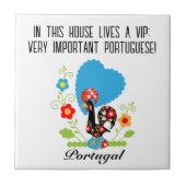 Das portugiesische Programm Fliese (Vorderseite)