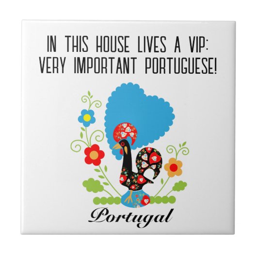 Das portugiesische Programm Fliese (Vorderseite)